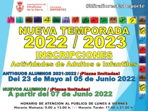 INSCRIPCIONES 2022-23
