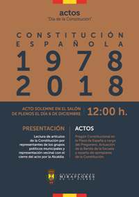 40º ANIVERSARIO DE LA CONSTITUCIÓN ESPAÑOLA. 6 diciembre