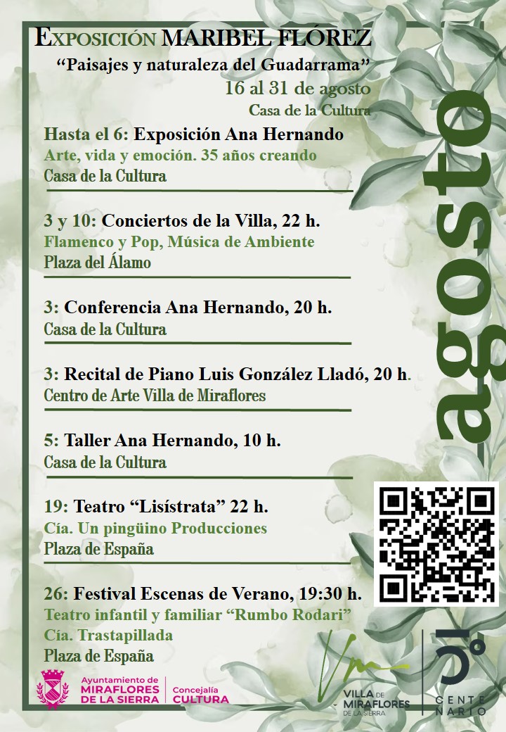 Programación Agosto 2023