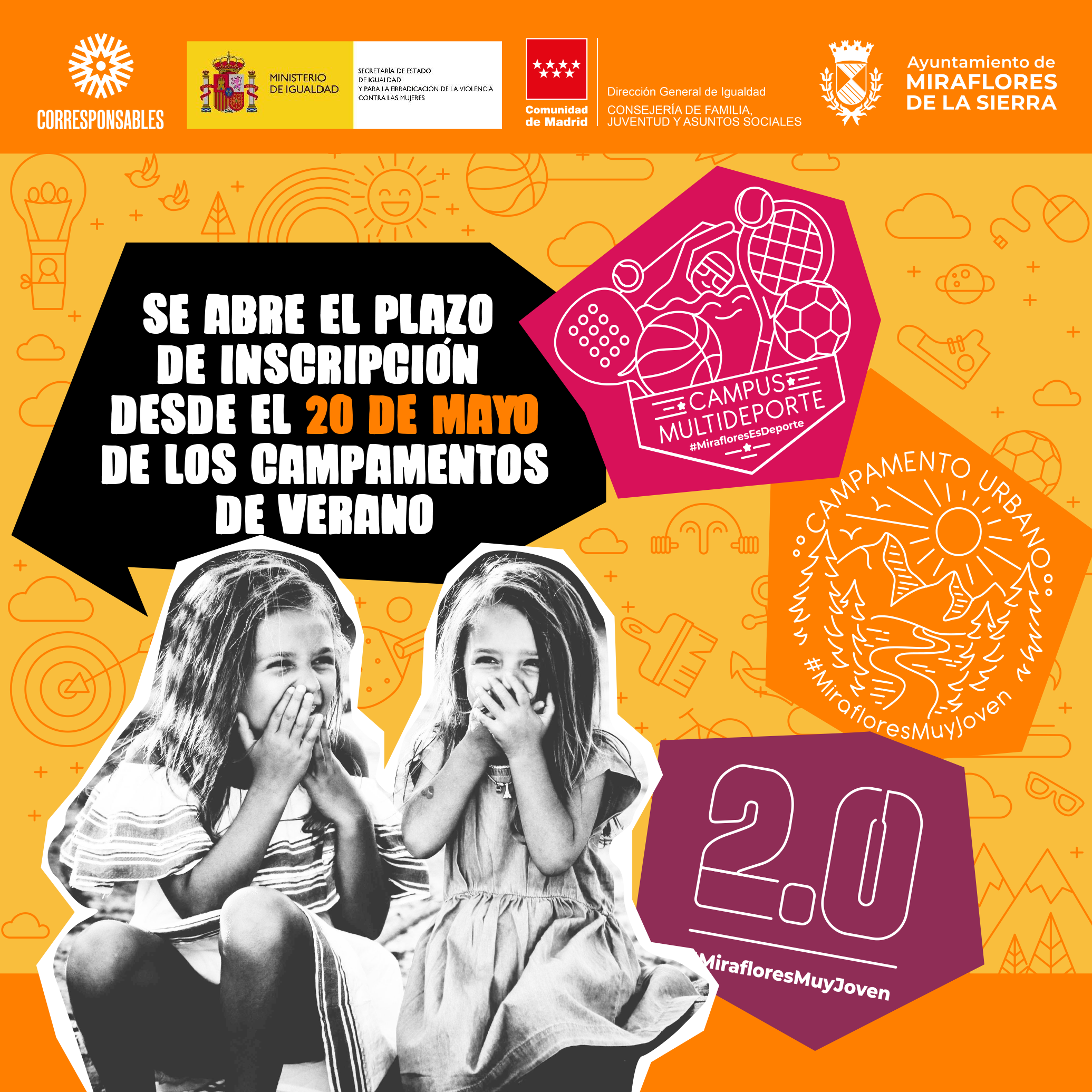 INSCRIPCIONES CAMPAMENTOS VERANO 2024