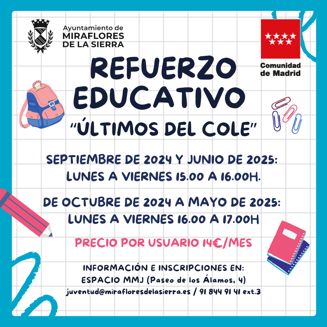 INSCRIPCIÓN ÚLTIMOS DEL COLE