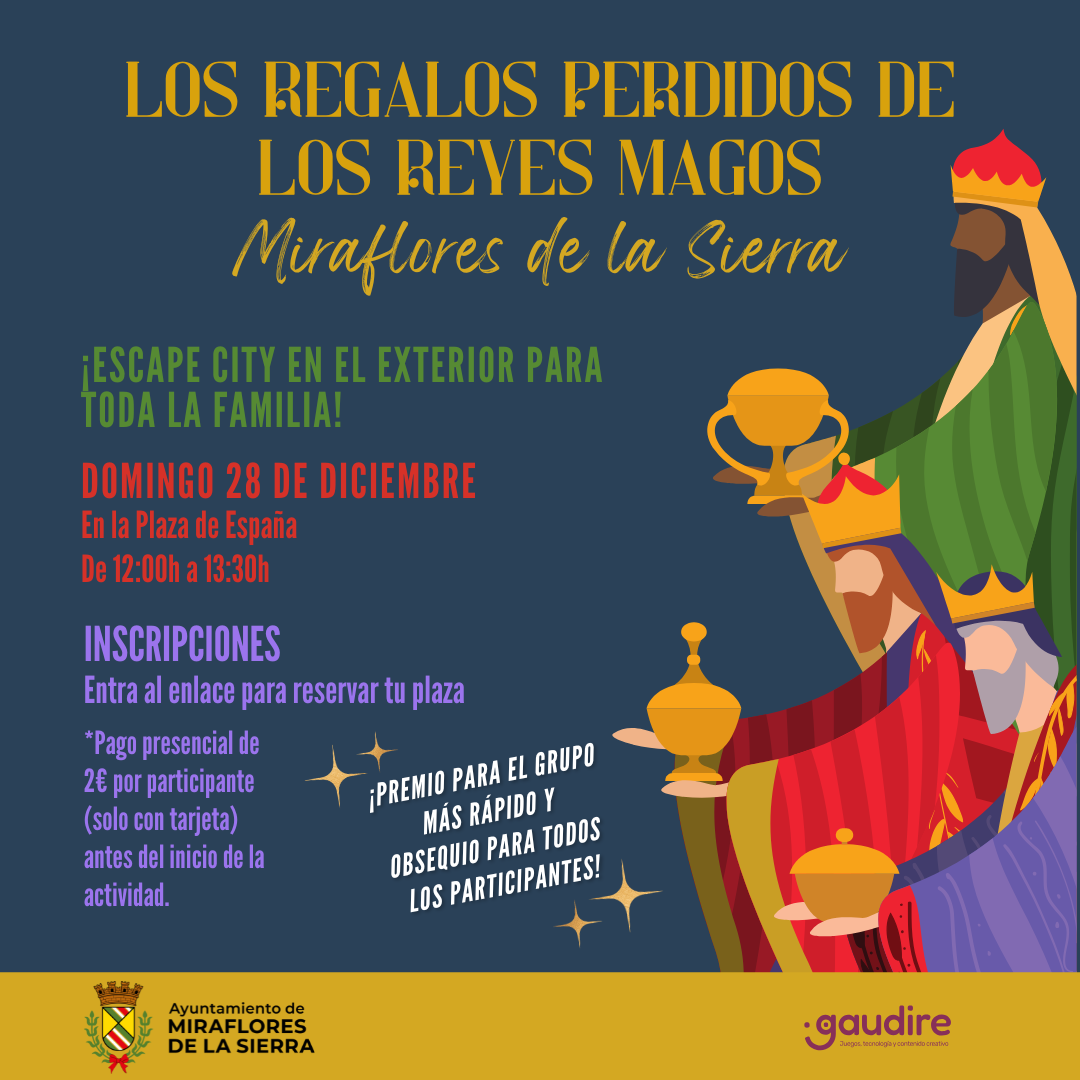 ESCAPE CITY «LOS REGALOS PERDIDOS DE LOS REYES MAGOS»