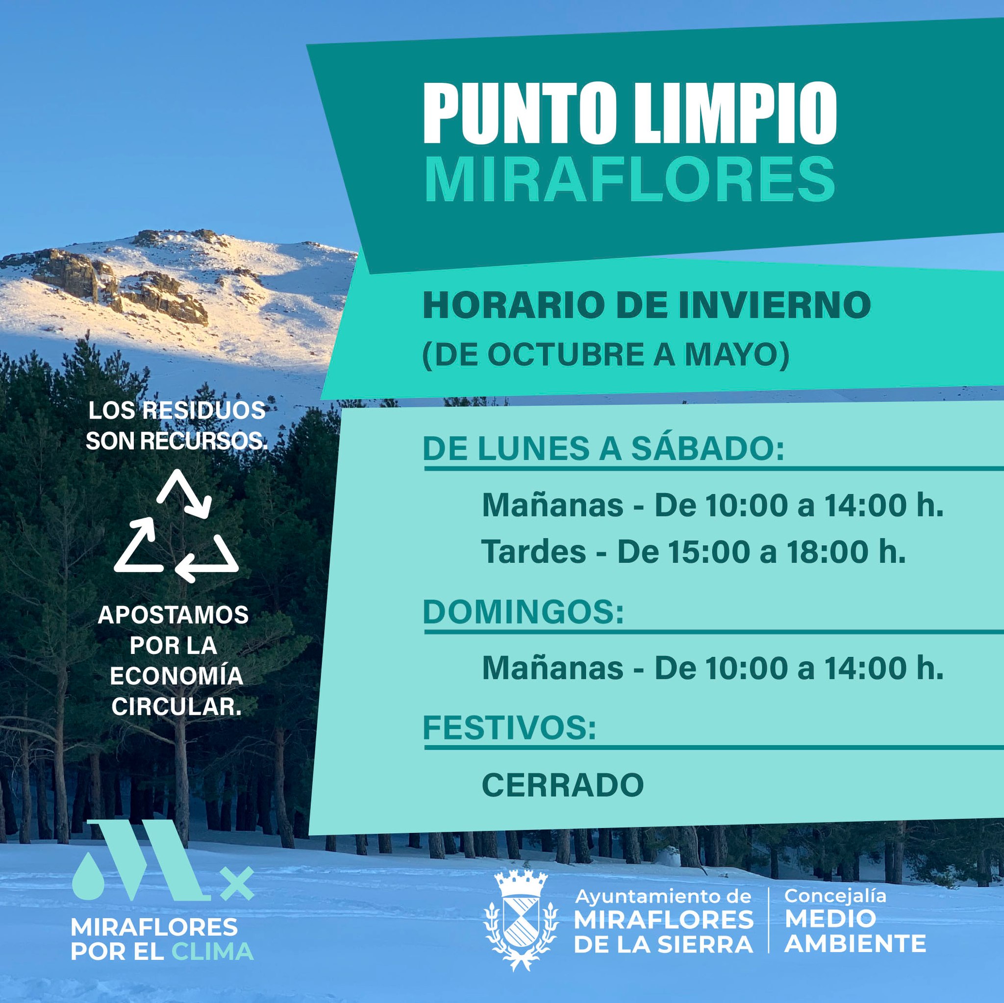 HORARIO PUNTO LIMPIO 2026