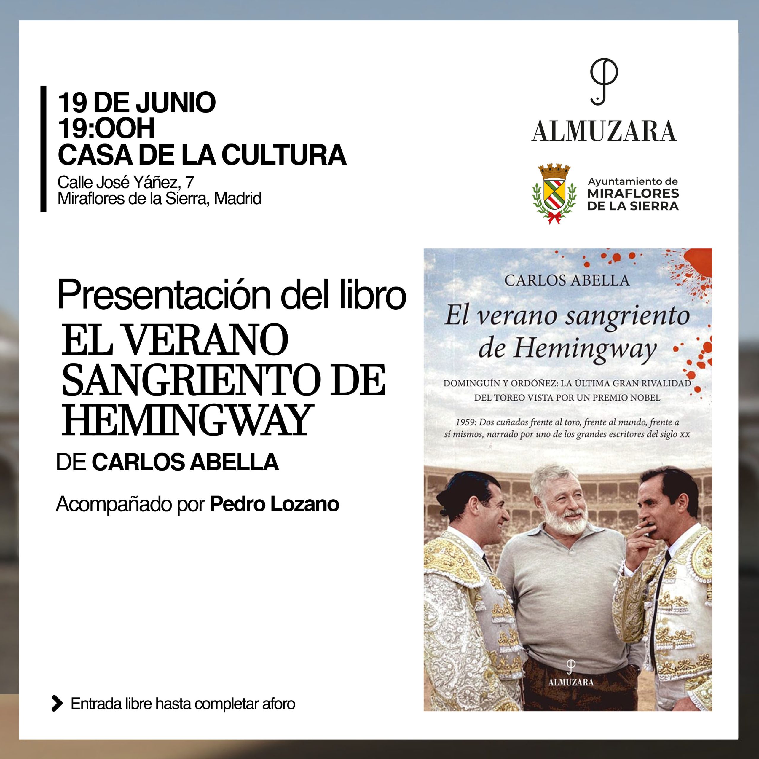 PRESENTACIÓN DEL LIBRO «EL VERANO SANGRIENTO DE HEMINGWAY»