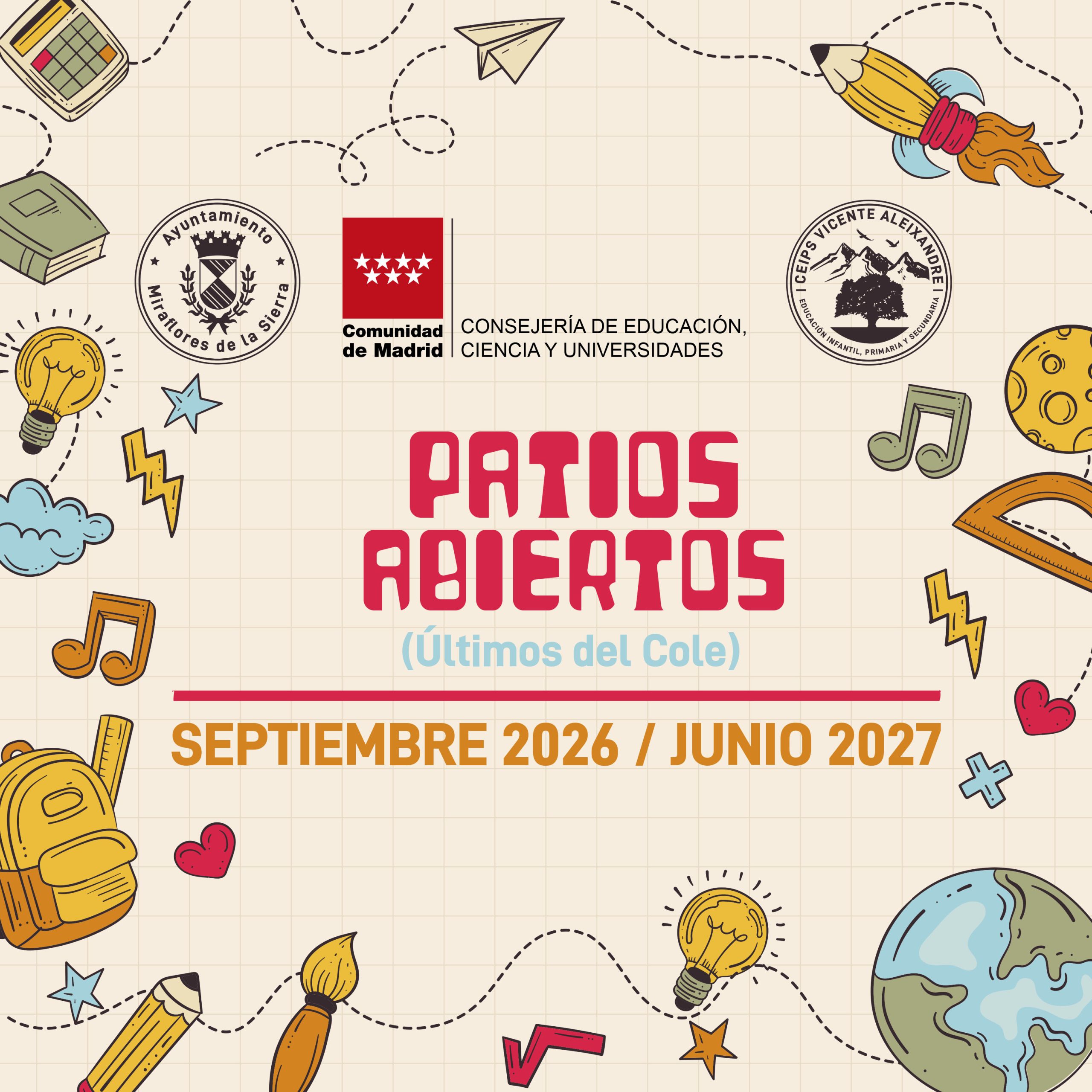 PATIOS ABIERTOS 2026/2027